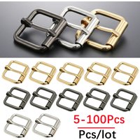 5-100Pcs 13-38mm Metal Pin Buckles Bag Strap Adjust Belt Dog Collar Clasp Chain Rectangle Ring Shoes Leather Hook Accessories
