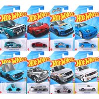 24M Original Hot Wheels Car Toys for Boy 1/64 Diecast Carro Bugatti Chiron Toyota GR86 Nissan 180SX Skyline RAM GMC Syclone Gift