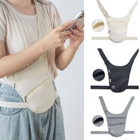 New Anti-theft Sports Waist Bag Big Capacity Breathable Invisible Belt Bag Gym Multifunctional Money Belt