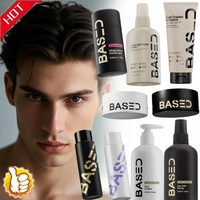 Szampon i odżywka do włosów z solą morską BASED, spray do włosów zwiększający objętość i teksturę, krem do modelowania loków, natychmiastowe modelowanie, długotrwały efekt.