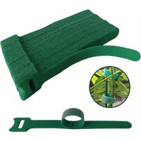 100Pcs Reusable 6 Inch Adjustable Nylon Plant Ties Non-Slip Hook and Loop Fasteners Garden Tape for Climbing Plants Support