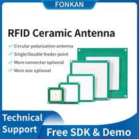 UHF RFID Circular Ceramic Antenna Use for Access Control UHF RFID Reader Small Antenna with SMA MMCX TNC for UHF RFID Reader