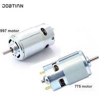 997/775 DC Motor Large Torque Micro Motor with Double Ball Bearing for DIY Power Tools Drill Saw Grinder Lathe