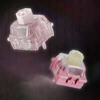 Wuque Studio Babao Pink Lotus Magnetic Switch Surging Version Linear for Magnetic Keyboard Pre Lubed 35g for Wooting 60he EV63