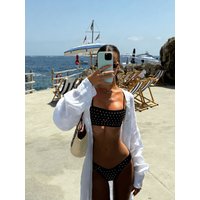 2026 Fashion Bandeau Women's Two-Piece Swimsuit - Trendy Beige Design Perfect for Beach Wear and Pool Parties Summer Getaways