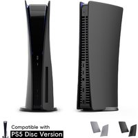 Black Faceplate Cover For PS5 Disc Console Replacement Shell Protective Gaming Accessories