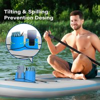 1Pcs Multi-Functional Paddle Board Cup Holder PVC Creative Kayak Drink Holder Kayak Cell Phone Holders Kayak Boat Accessories