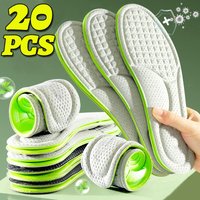 1-10Pairs Memory Foam Sport Shoe Insole Orthopedic Deodorizing Insoles Absorbs Sweat Soft Antibacterial Shoe Accessories Unisex