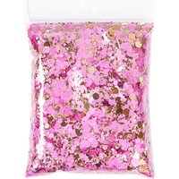50g/bag Holographic Chunky Glitter Princess Series Gold Cosmetic Craft Glitter for Epoxy Resin Nail Sequins Iridescent Flakes