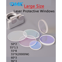D50-D75 Large Size Laser Protective Windows 50*2 Fused Quartz Lens For Laser Welding/Marking/Cleaning Galvanometer Field Lens