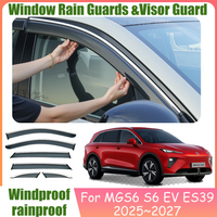 For MG S6 EV ES39 2025~2027 2026 Car Window Sunshade Rain Guards Side Window Visor Guard Rain Cover Waterproof Parts Accessories