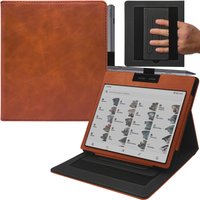 Double Stand Case for 7'' Onyx Boox Go 7 /Boox Go Color 7 (Gen II/Gen I) Cover with Pen Holder/Auto Sleep&Wake/Double Hand Strap