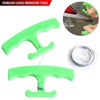 Car Emblem Remover Useful Ergonomic Portable Logo Remove Kit Green Sticker Remover Tool Labor-Saving Auto Sticker Remover