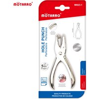 MOTARRO Single Handheld Circle Shaped Hole Puncher 5 Sheet Capacity 1/4 Inch of Diameter of Hole Paper Punch for Office Supplies