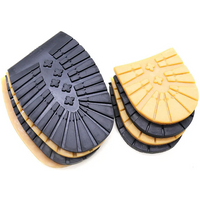 Thicken Rubber Shoe Soles Men Business Shoes Heel Sole Non-Slip Replacement Outsoles Mat Sole Protector Rubber Sheet Pad