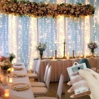 8 Modes LED Curtain String Lights Christmas Tree Garland Lights Holiday Wedding Fairy Light Christmas Decorations for Home