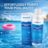 100/200/300ml Swimming Pool Purifier Liquid Kills Bacteria Algae Long Lasting Clear Water No Chlorine Odor Fits All Floaters