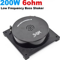 200W 6ohm Resonance Vibration Speaker Portable Audio Loudspeaker Subwoofer Anti-neighbor Low Frequency Bass Shaker Massage Seat
