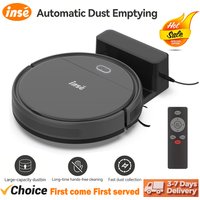 Roboter-Staubsauger 3-in-1 mit Selbstreinigungsfunktion, Selbstfahrender Sauger mit Starker Saugkraft, Abnehmbarer Wischmopp für Zuhause, Teppiche und Tierhaare