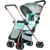 New Baby Stroller, Reclining & Sit-Up, 0-3 Years, Lightweight Foldable, One-Hand Quick Fold Pushchair