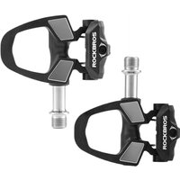 AliExpress ROCKBROS Road Bike Lock Pedal Carbon Fiber Lightweight Faster Self-Locking Pedal Aluminum Alloy SPD Lock Pedal with Lock Cleats