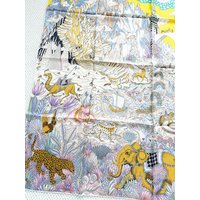 Pure Mulberry Silk Scarf 140CM Square Shawls Women Big Bandanas Hair Neck Accessories Valentine's Day Gift Foulard Femme 135CM