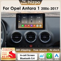 Hizpo Carplay Android Auto Autoradio für Opel Antara 1 2006–2017 Auto Multimedia GPS 4G 360 Kamera von Qualcomm Snapdragon 6115