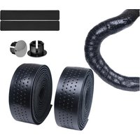 Bike Handlebar Tape PU EVA Soft Bicycle Bar Wrap Anti-slip Damping Belt with End Plug Breathable Gravel Cycling Accessories