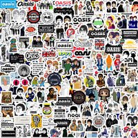 135Pcs Oasis Band Season 2 Rock Mini Stickers DIY Decor For Phone Diary Stationery Sticker Story Store