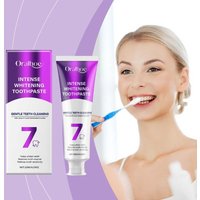 Oralhoe Intense Whitening Toothpaste 120g Gentle Plant Ingredients For Deep Cleaning Stain Removal And Sensitivity Relief