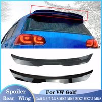 Rear Trunk Tail Wings Spoiler for VW Golf 5 6 7 7.5 8 MK5 MK6 MK7 MK7.5 MK8 Tail Fin Fixed Wind Spoiler Car Accessories Parts