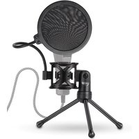 Microphone Filter Stand Desktop Tripod Holder for Computer Mic Basket Holder Gooseneck Windscreen Filter Cover