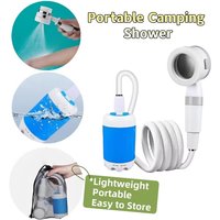 Rechargeable Portable Outdoor Shower Handheld Compact Water Sprayer for Car Wash Flower Watering and Bathing Camping Hiking