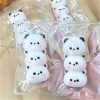 (HefengCL)Taba Panda Head TPR Squishy Toys, Soft Touch, Decor & Universal Holiday Gifts