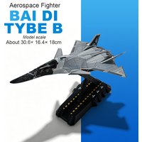 1:72 Scale BaiDi Type B Aerospace Carrier Aircraft Model Toy Movable Parts Alloy Diecast Nimiature Models for Collector Surprise