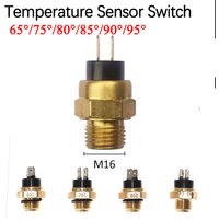 M16 Motorcycle Electric Radiator Coolant Fan Water Temperature Thermostat Switch Temp Sensor