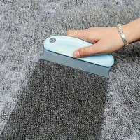 1Pc Pet Hair Remover Brush, Rubber Bristle, Ergonomic Handle, Safe for Dogs & Cats, Clean Couch, Carpet, Car Seat, Easy to Wash