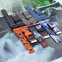 16mm Men Silicone Watch band for Casio strap GA-100 140 150 700 GB GD-120 GAX-100 GLS-100 replacement resin camouflage wristband
