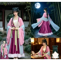 Maomao – Costume de Cosplay avec perruque, robe rose de l'anime The Apothecary Diaries, pour fête d'halloween pour femmes