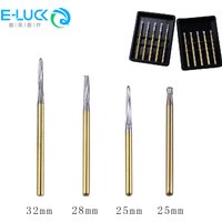 5pcs Dental Zekrya Tooth Extraction Burs Carbide Tungsten Bone Cutters Extraction Drills 1.6mm for High Speed Handpiece