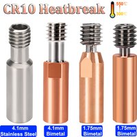 1/2pc Bimetal Heatbreak CR10 Throat For Ender 3 CR10 Elegoo Neptune 4 4Pro Neptune 3 Pro/Plus/Max Bimetal Throat 3D Printer Part