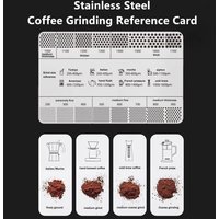 1Pc Coffee Powder Grinder Thickness Comparison Card Grinding Reference Scale Accurate Measurement Coffee Accessories