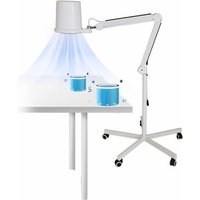 2028J AT-NDC-025 Professional Nail Dust Collector 2-in-1 Vacuum Cleaner with Wheel Stand for Pedicure Station