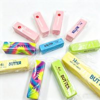 Butter Bar Squeeze Toy Super Wet Soft Stretchy Slow Rising Food Shaped Squeeze Toy Stress Relief Decompression Fidget