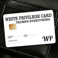 Art Funny W-White P-PrivilegeS Credit Skin Cover Card Stickers 4PCS Film Bus Pass Front Decoration Bank Debit Waterproof