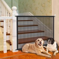 Dog Fence Dog Gate Ingenious Mesh For Indoor and Outdoor Safe Pet Dog gate Safety Enclosure Pet supplies baby safety gate