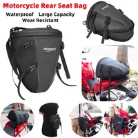 Motorcycle Rear Seat Bag Waterproof Large Capacity Wear Resistant Multifunctional Crossbody Bag Outdoor Motorcycle Backpack