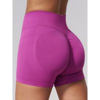 Summer High Waist Women Yoga Shorts Breathable Fitness Shorts Butt Lift Sports Running Cycling Shorts Push-Up Workout Gym Shorts