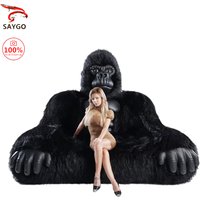 Inflatable King Kong Gorilla Sofa Luxury Cosplay Furniture Inflatable Giant Creativity Bed Living Room Furniture Cosplay Props