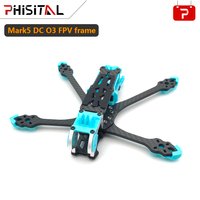 PHISITAL Mark5 DC/X O3 225mm Carbon Fiber DeadCat Structure FPV Frame Kit 5inch for RC Quadcopter FPV Freestyle Drone DIY parts